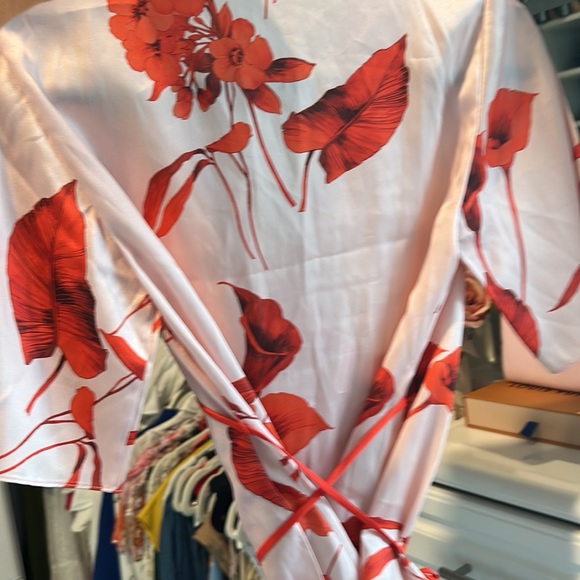 Ted baker top, orange pink kimono top style - Picture 4 of 4